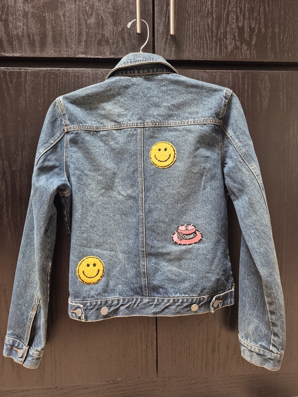 Jean Jacket Size Small Smiley - Picture 2 of 6